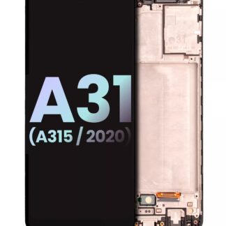 OLED Display mit Rahmen für Samsung Galaxy A31 (A315 / 2020) (Service Pack)