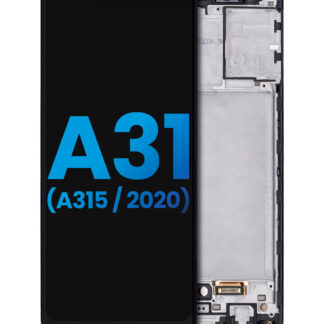 LCD Display mit Rahmen (ohne Fingerabdrucksensor) für Samsung Galaxy A31 (A315 / 2020) (Aftermarket: Incell)