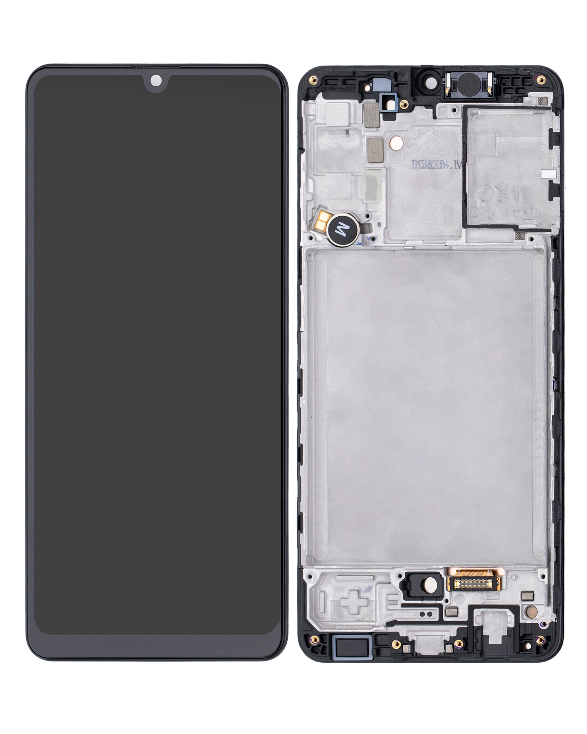 OLED Display mit Rahmen für Samsung Galaxy A31 (A315 / 2020) (Aftermarket Plus) – Bild 2
