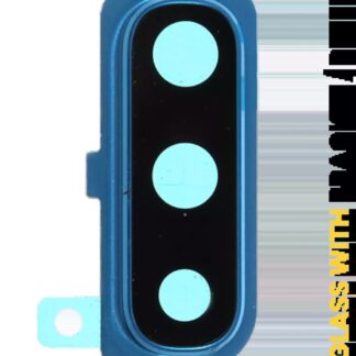 Rückkamera-Glas mit Halterung / Blende für Samsung Galaxy A30s (A307 / 2019) (Blue (Blau))