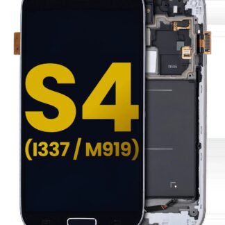 OLED Display mit Rahmen für Samsung Galaxy S4 (i9505 / L720T) (International / Sprint (GSM Model) (professionell aufgearbeitet) (Black (Schwarz))