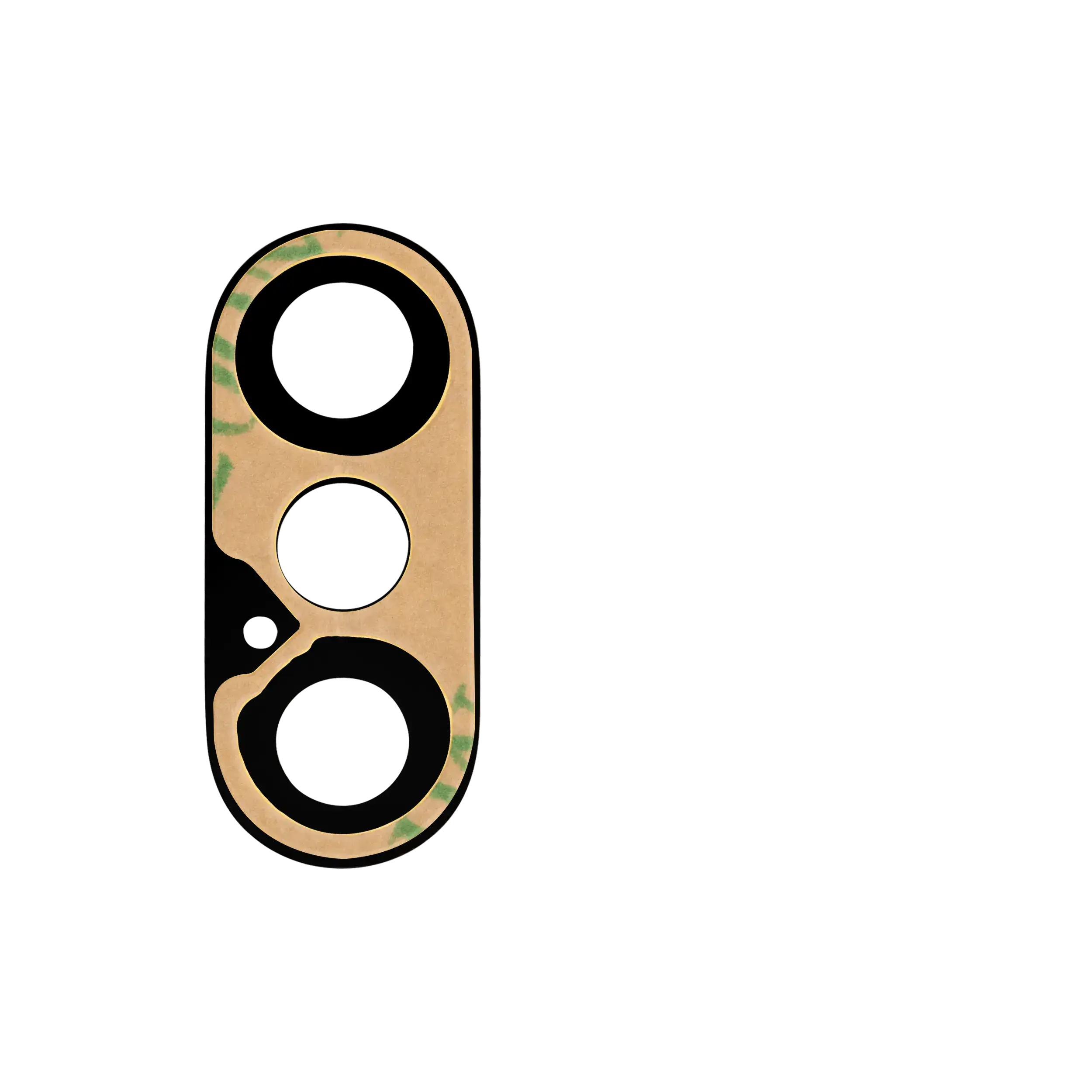 Rückkamera-Glas (nur Glas) mit Klebefolie für iPhone XS / XS Max (10er-Pack) (Aftermarket Plus) – Bild 2