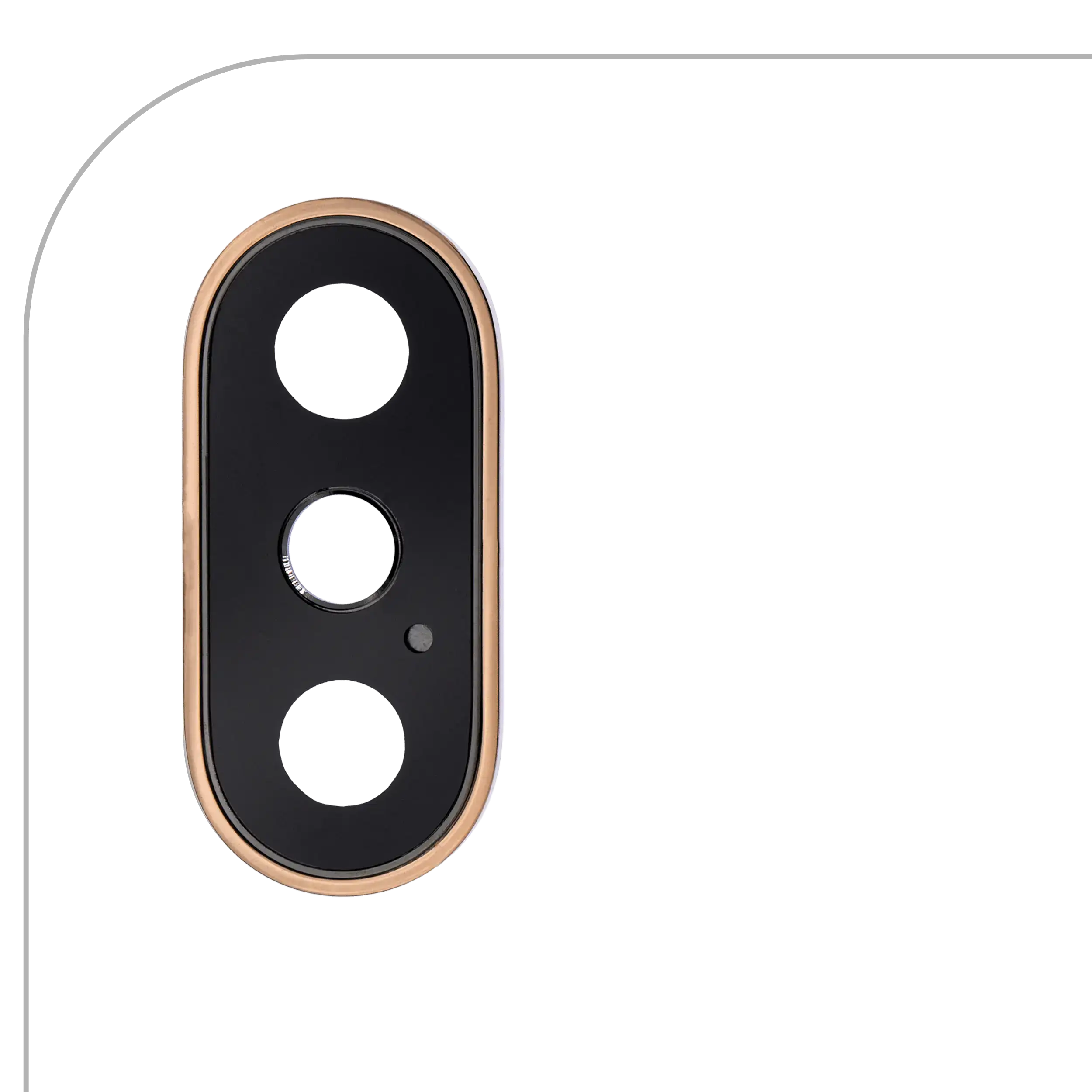 Rückkamera-Glas (nur Glas) mit Klebefolie für iPhone XS / XS Max (10er-Pack) (Aftermarket Plus) – Bild 4