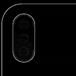 Rückkamera-Glas (nur Glas) mit Klebefolie für iPhone XS / XS Max (10er-Pack) (Aftermarket Plus)