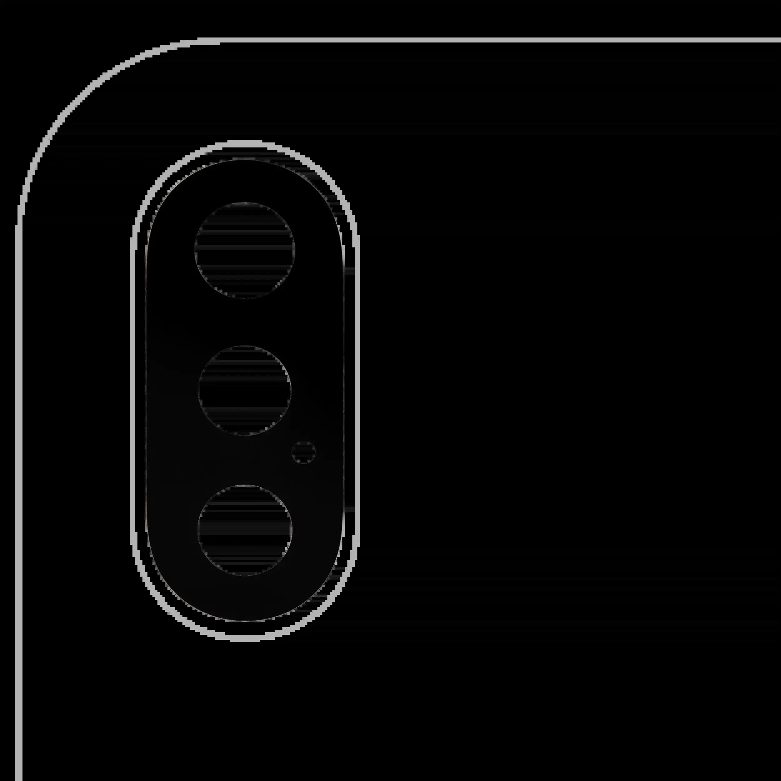 Rückkamera-Glas (nur Glas) mit Klebefolie für iPhone XS / XS Max (10er-Pack) (Aftermarket Plus)