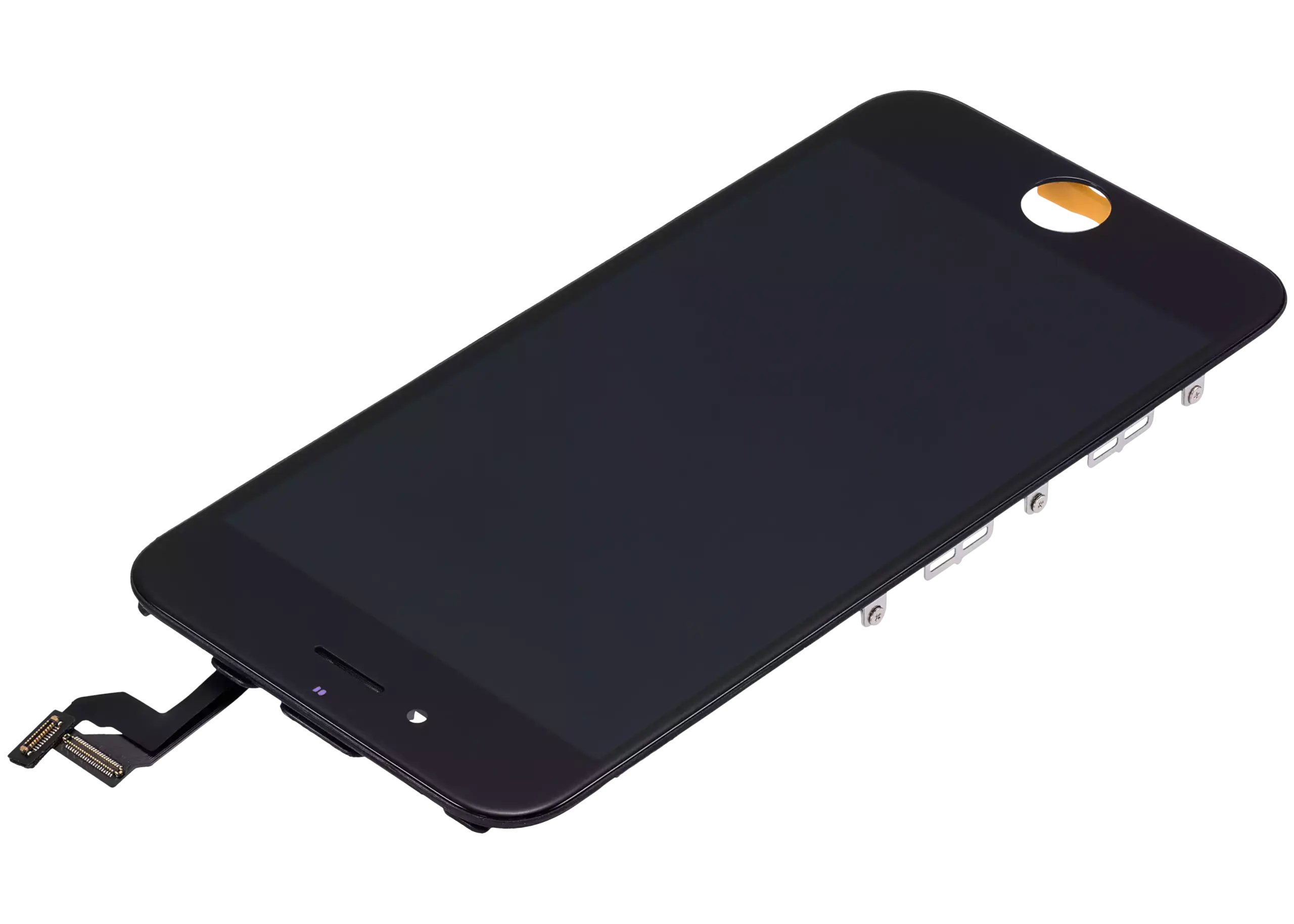 LCD Display mit Stahlplatte für iPhone 6S (Aftermarket) (Black (Schwarz)) – Bild 4