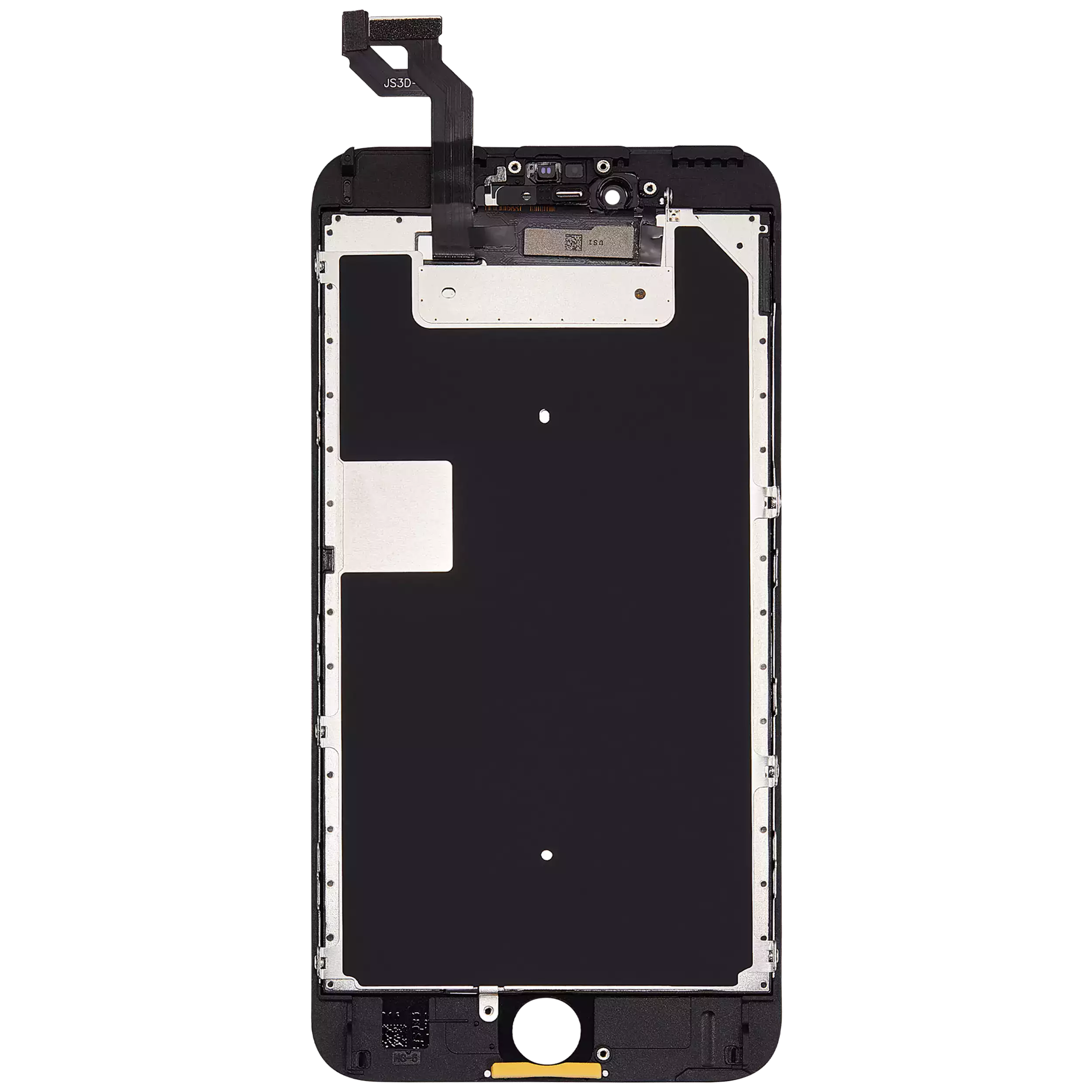 LCD Display mit Stahlplatte für iPhone 6S Plus (Aftermarket) (Black (Schwarz)) – Bild 3