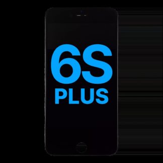 LCD Display mit Stahlplatte für iPhone 6S Plus (Aftermarket) (Black (Schwarz))