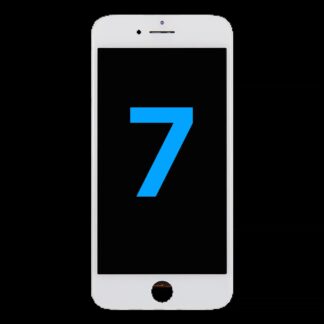 LCD Display mit Stahlplatte für iPhone 7 (Aftermarket) (White (Weiß))