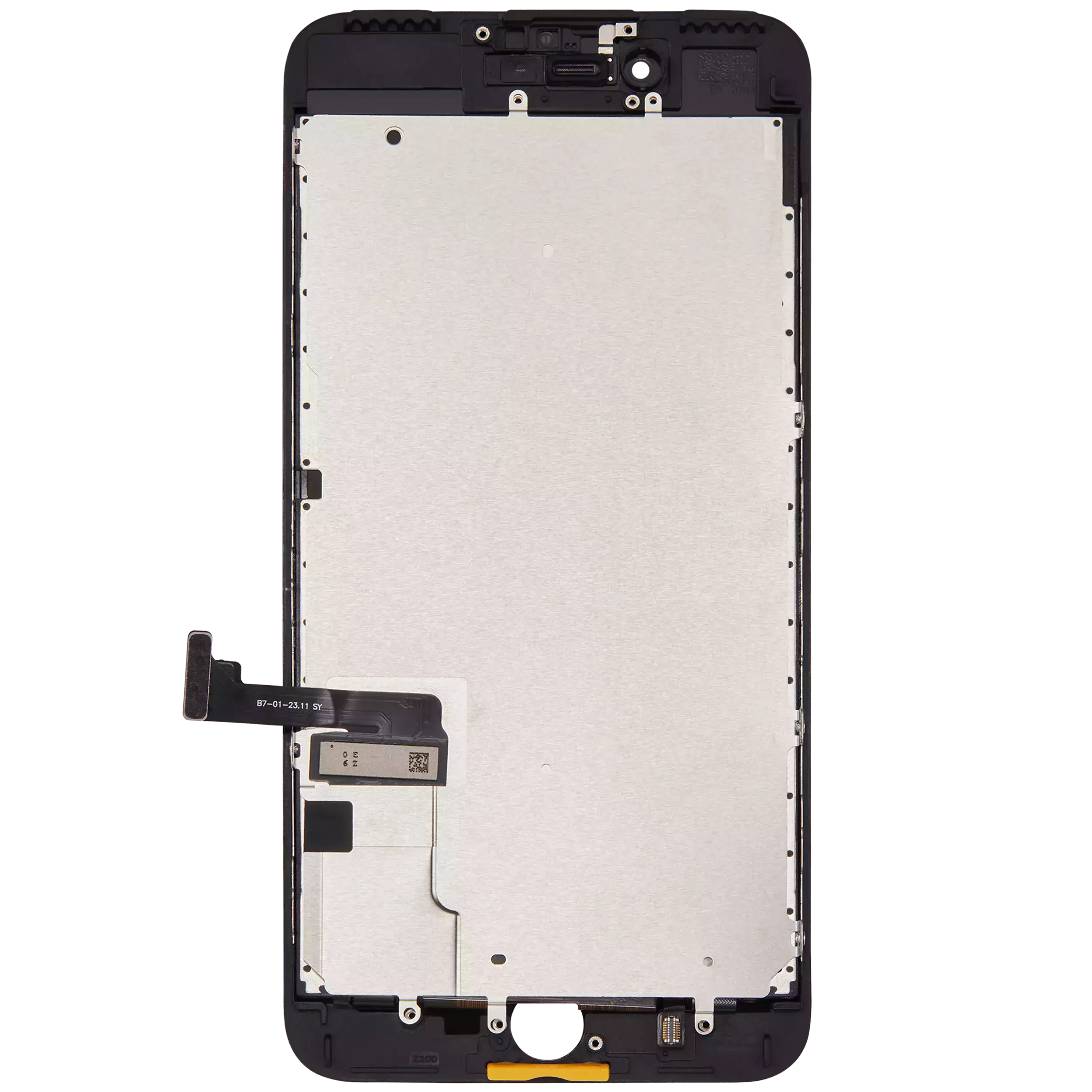 LCD Display mit Stahlplatte für iPhone 7 Plus (Aftermarket) (Black (Schwarz)) – Bild 3