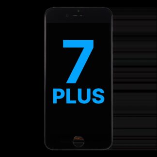 LCD Display mit Stahlplatte für iPhone 7 Plus (Aftermarket) (Black (Schwarz))