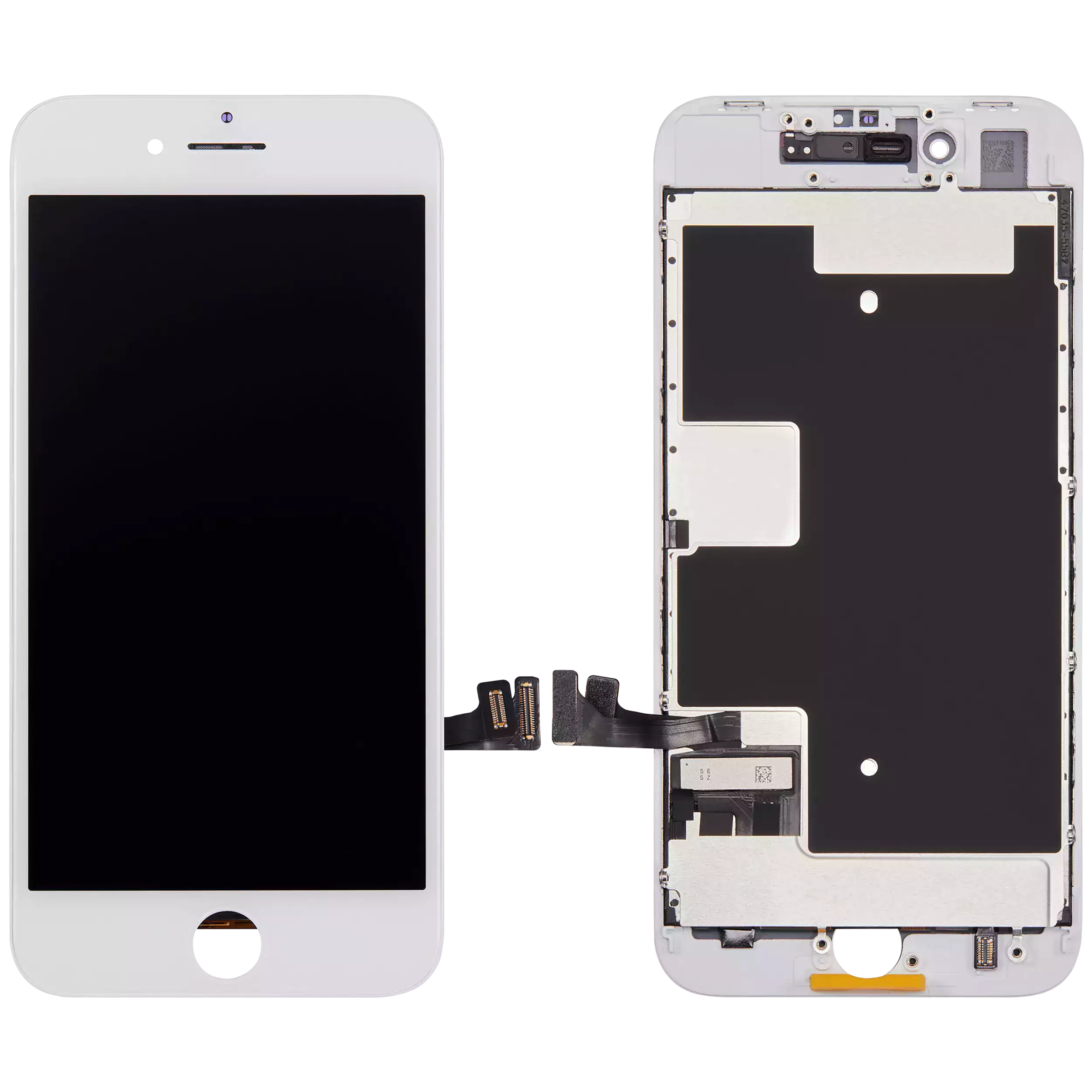 LCD Display mit Stahlplatte für iPhone 8 / SE (2020 / 2022) (Aftermarket) (White (Weiß)) – Bild 2