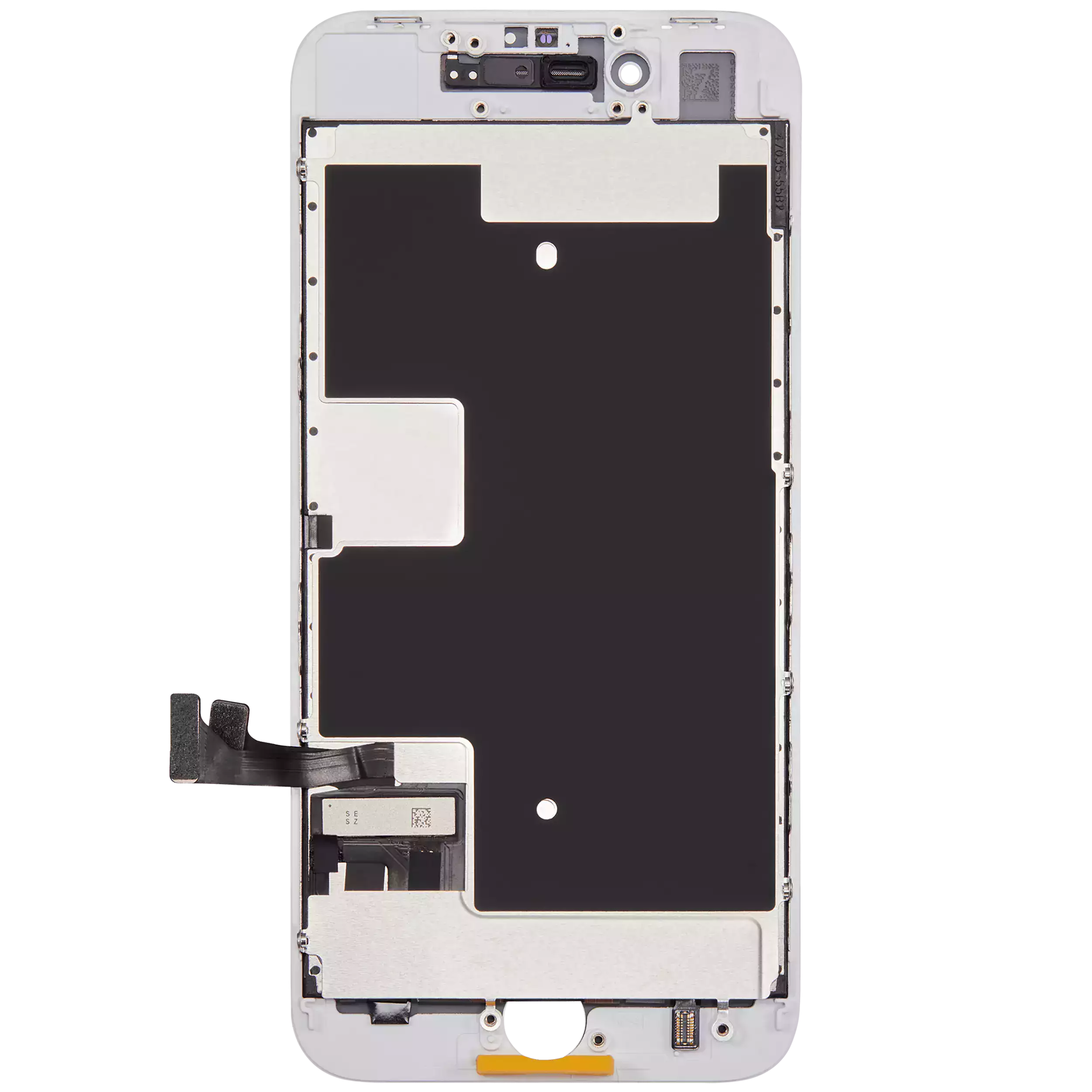 LCD Display mit Stahlplatte für iPhone 8 / SE (2020 / 2022) (Aftermarket) (White (Weiß)) – Bild 3