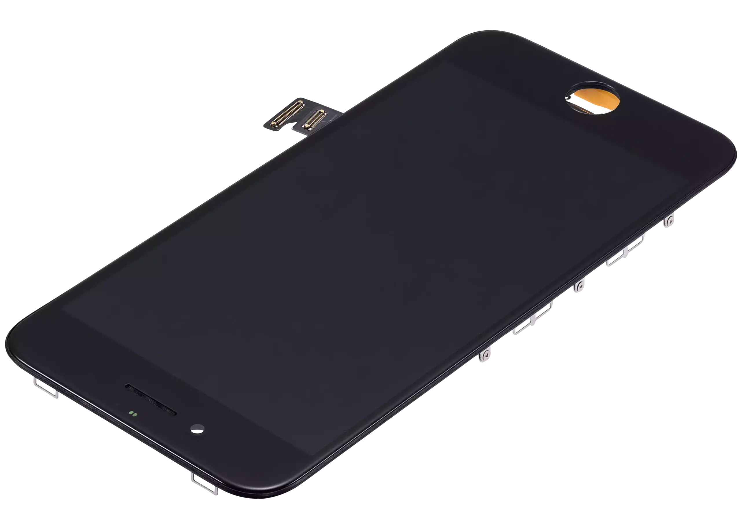 LCD Display mit Stahlplatte für iPhone 8 / SE (2020 / 2022) (Aftermarket) (Black (Schwarz)) – Bild 4