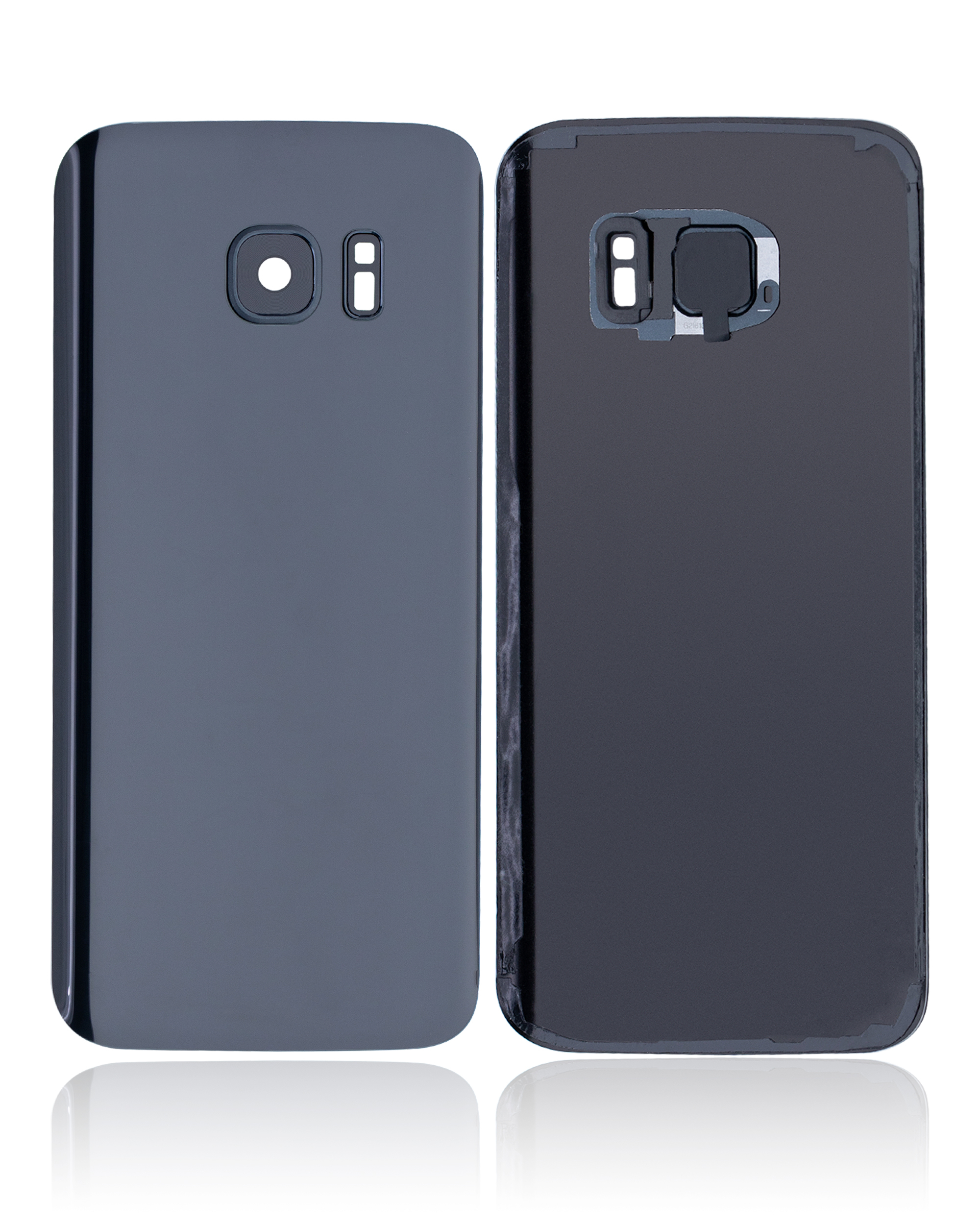 Rückdeckelglas mit Kameraglas für Samsung Galaxy S7 (Service Pack) (Black Onyx) – Bild 2