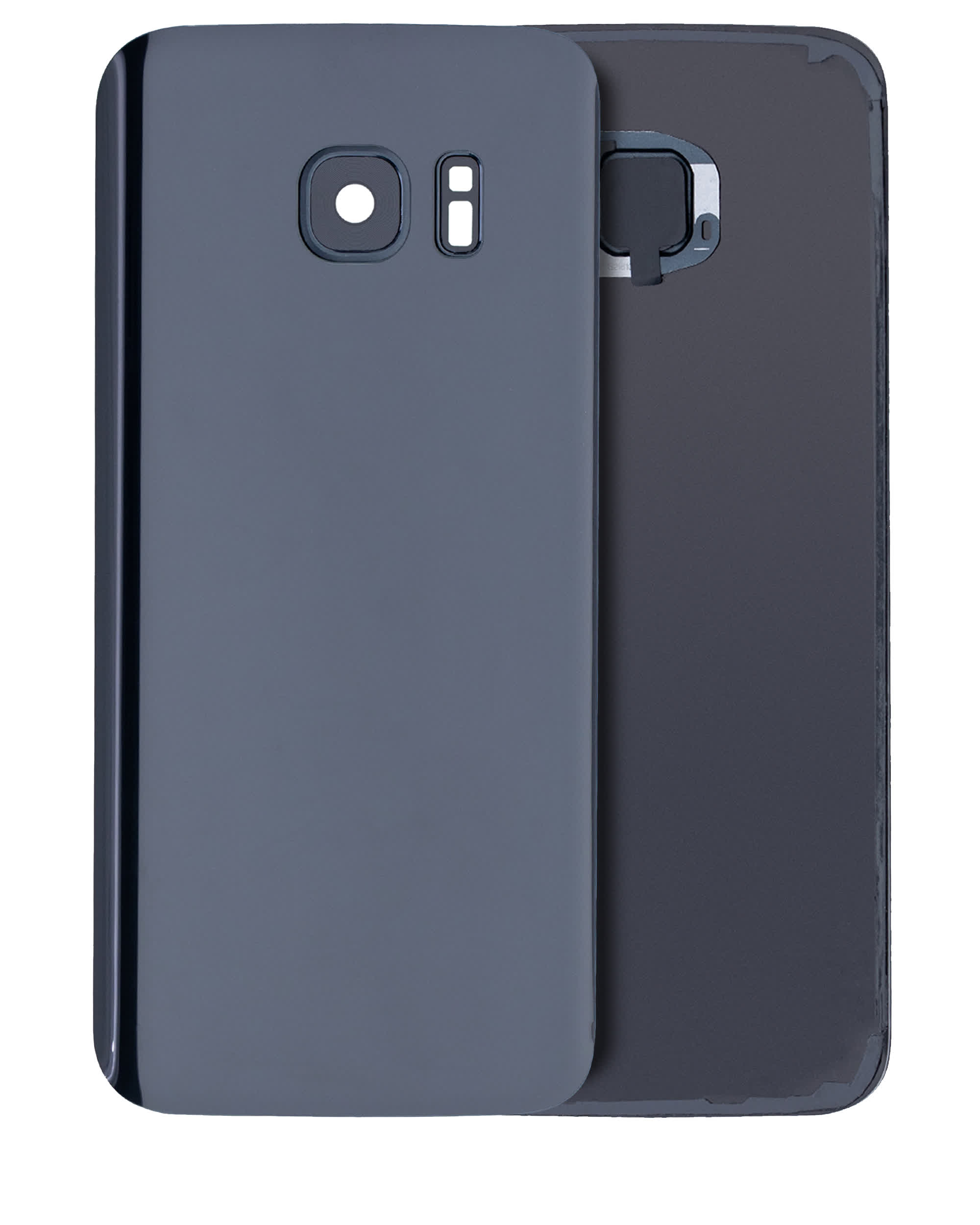 Rückdeckelglas mit Kameraglas für Samsung Galaxy S7 (Service Pack) (Black Onyx)