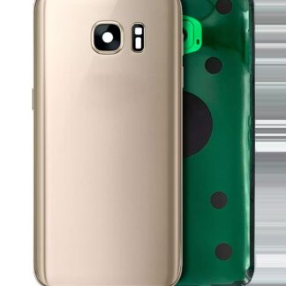 Rückdeckelglas mit Kameraglas für Samsung Galaxy S7 (Service Pack) (Gold Platinum)