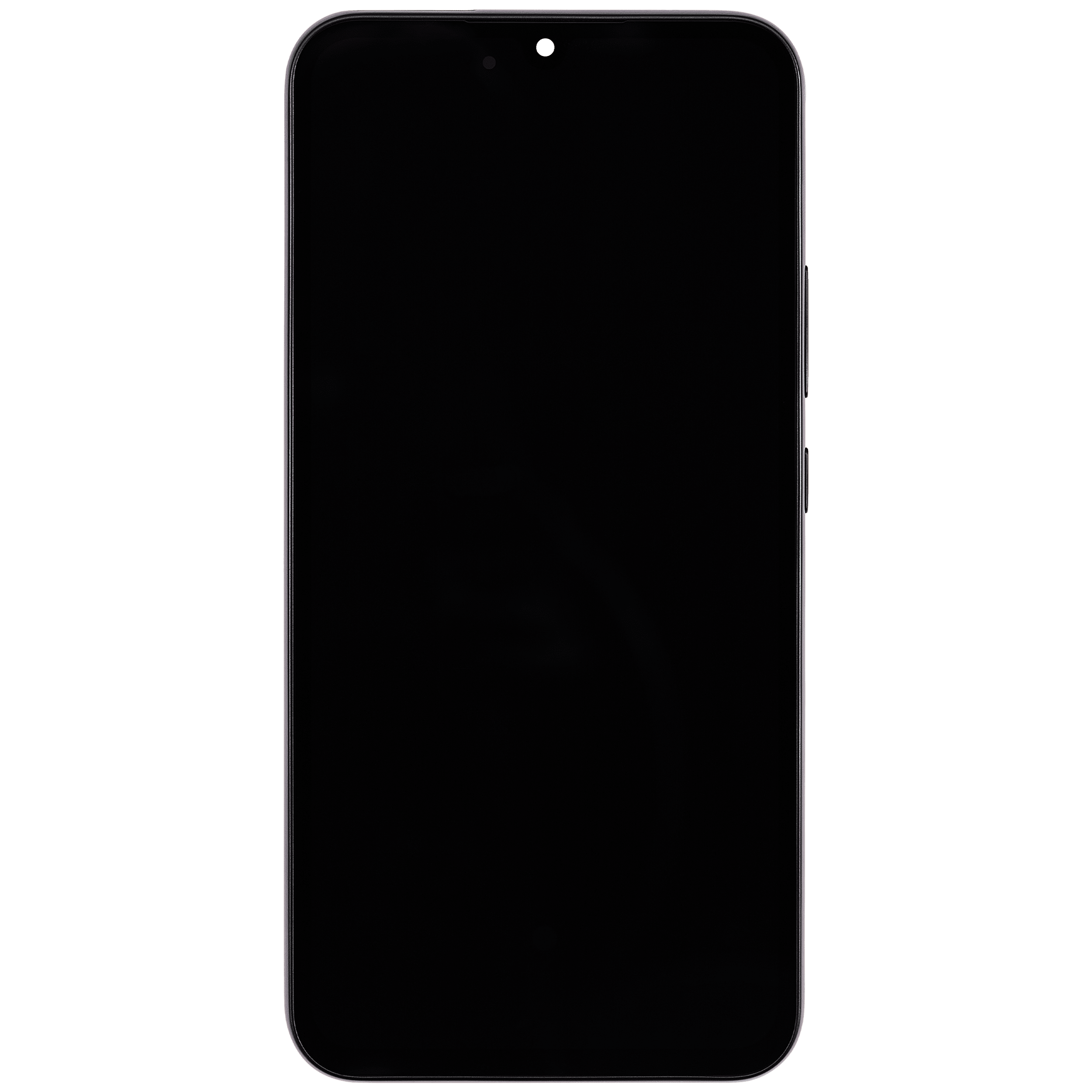 OLED Display mit Rahmen für Samsung Galaxy A34 5G (A346 / 2023) (professionell aufgearbeitet) (Graphite) – Bild 3