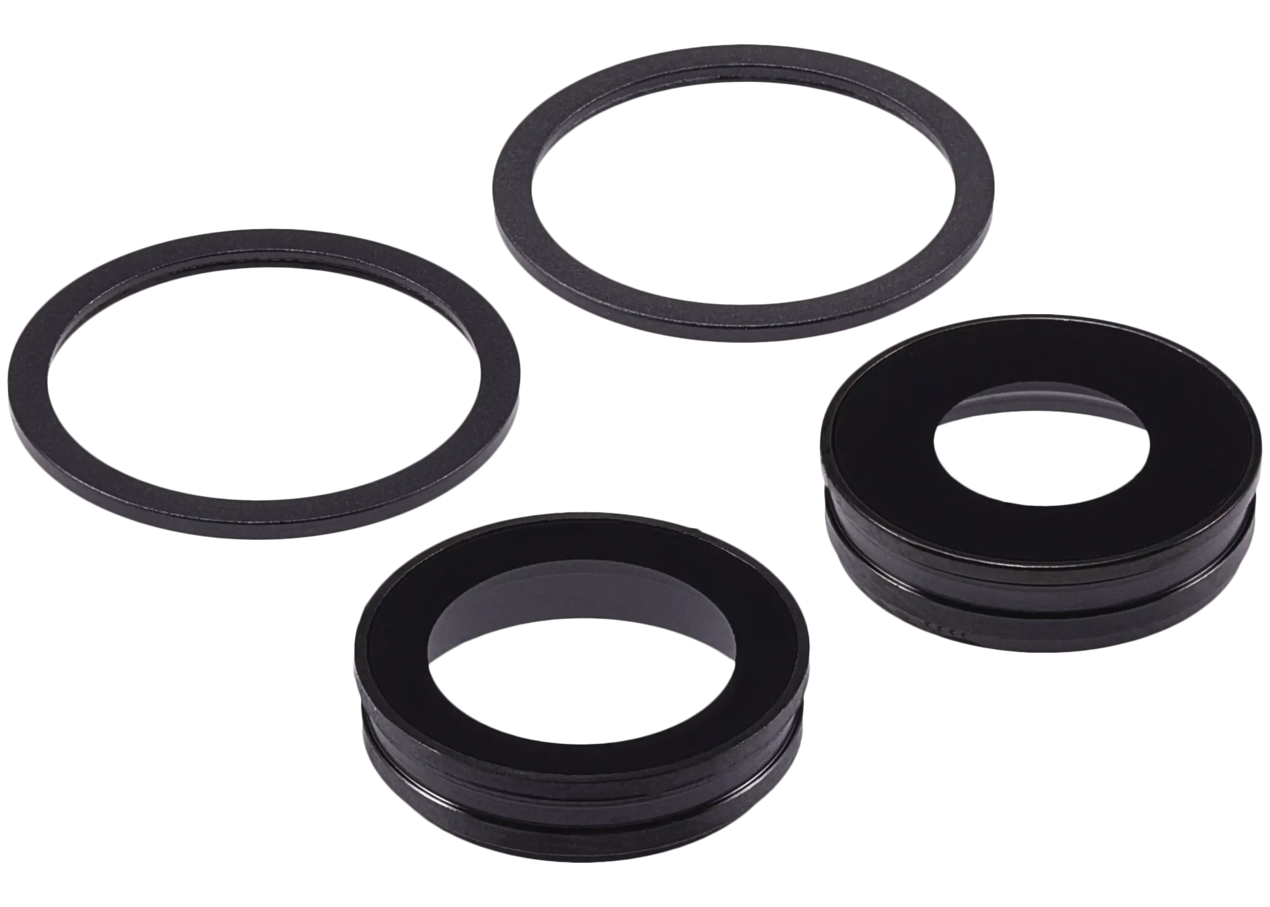 Rückkamera-Glas mit Halterung und Blende für iPhone 11 (2-teiliges Set) (Aftermarket Plus) (Black (Schwarz)) – Bild 4