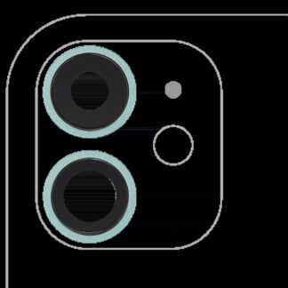 Rückkamera-Glas mit Halterung und Blende für iPhone 11 (2-teiliges Set) (Aftermarket Plus) (Green (Grün))