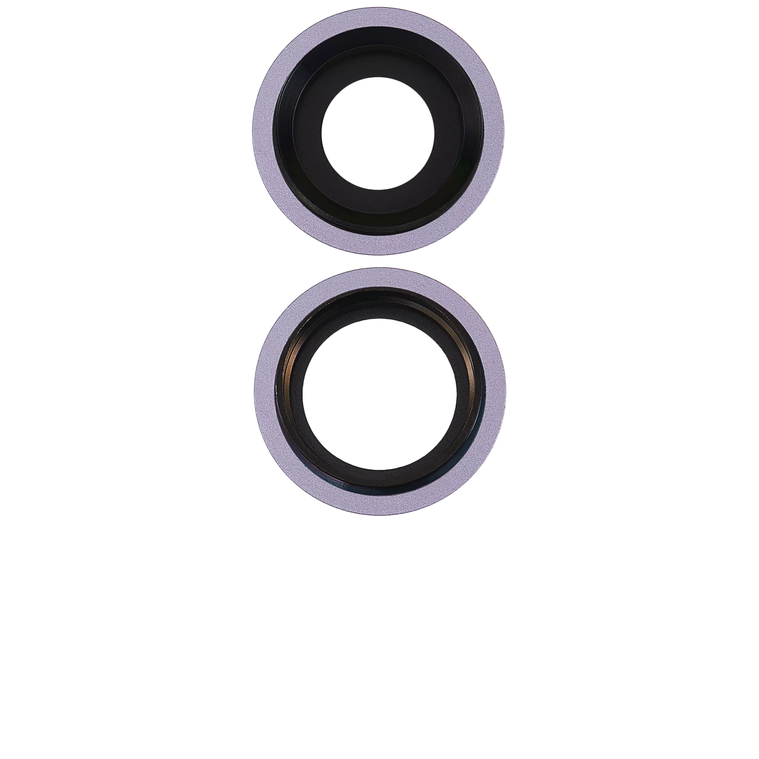 Rückkamera-Glas mit Halterung und Blende für iPhone 11 (2-teiliges Set) (Aftermarket Plus) (Purple (Violett)) – Bild 2