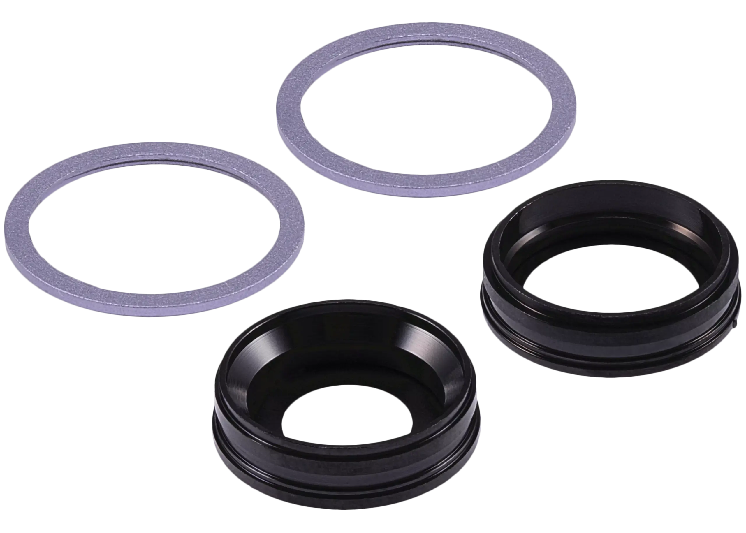 Rückkamera-Glas mit Halterung und Blende für iPhone 11 (2-teiliges Set) (Aftermarket Plus) (Purple (Violett)) – Bild 4