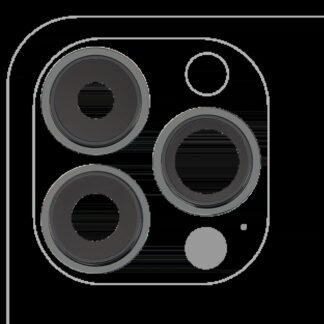 Rückkamera-Glas mit Halterung und Blende für iPhone 13 Pro / 13 Pro Max (Real Sapphire) (Premium) (Alpine Green)