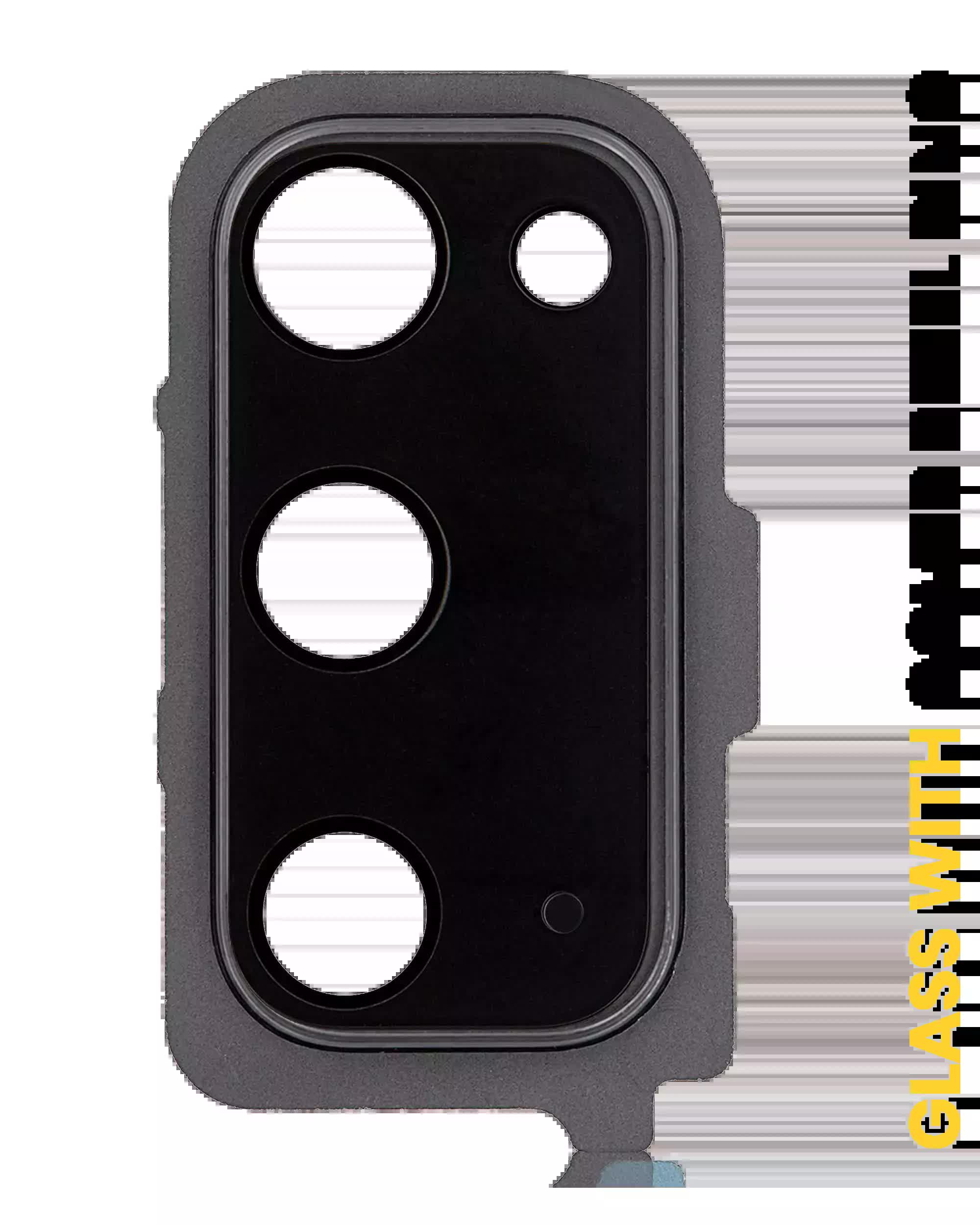 Rückkamera-Glas mit Abdeckung Blendenring für Samsung Galaxy S20 / S20 5G (Cosmic Gray (Grau))