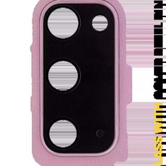Rückkamera-Glas mit Abdeckung Blendenring für Samsung Galaxy S20 / S20 5G (Cloud Pink (Rosa))