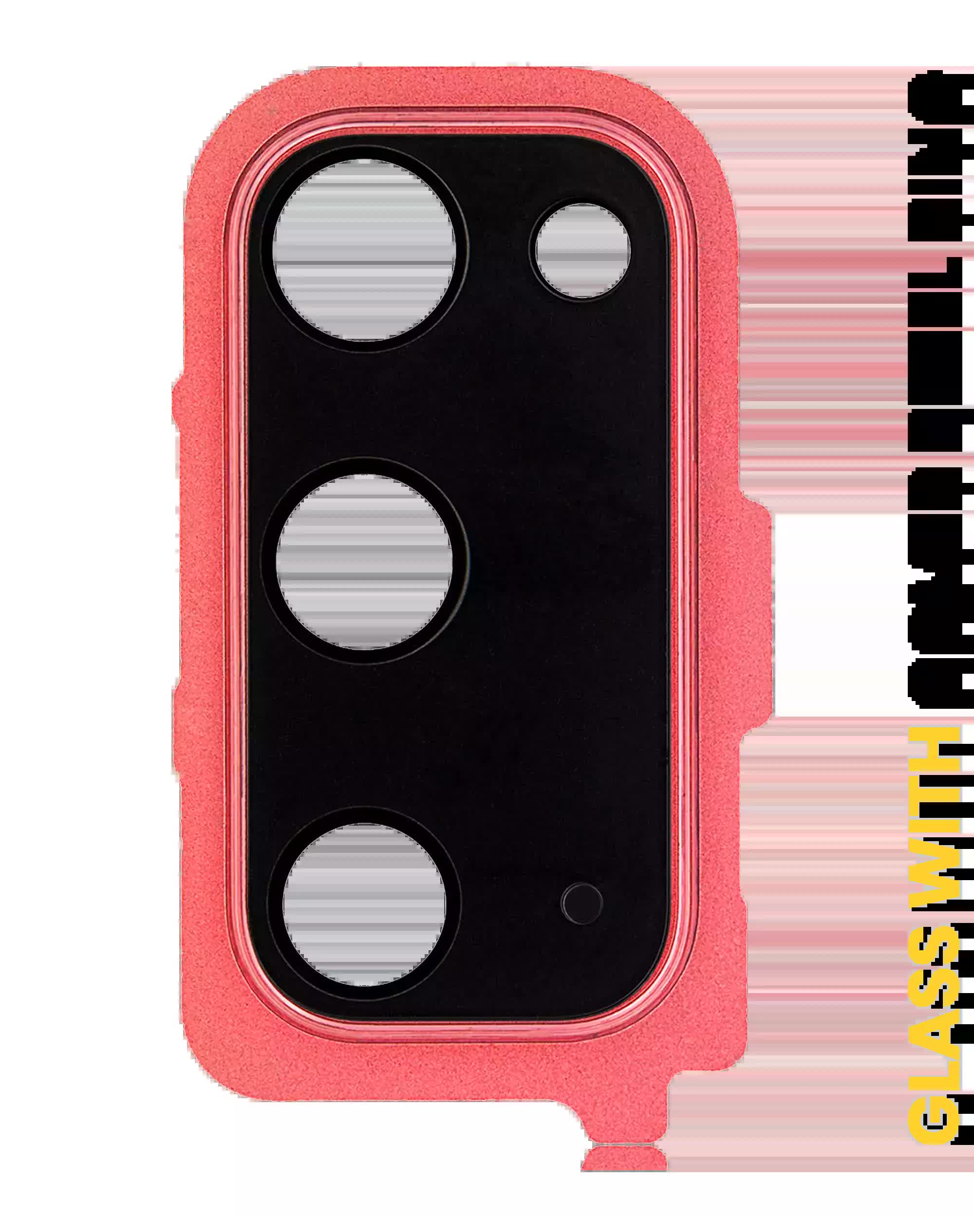 Rückkamera-Glas mit Abdeckung Blendenring für Samsung Galaxy S20 / S20 5G (Red (Rot))