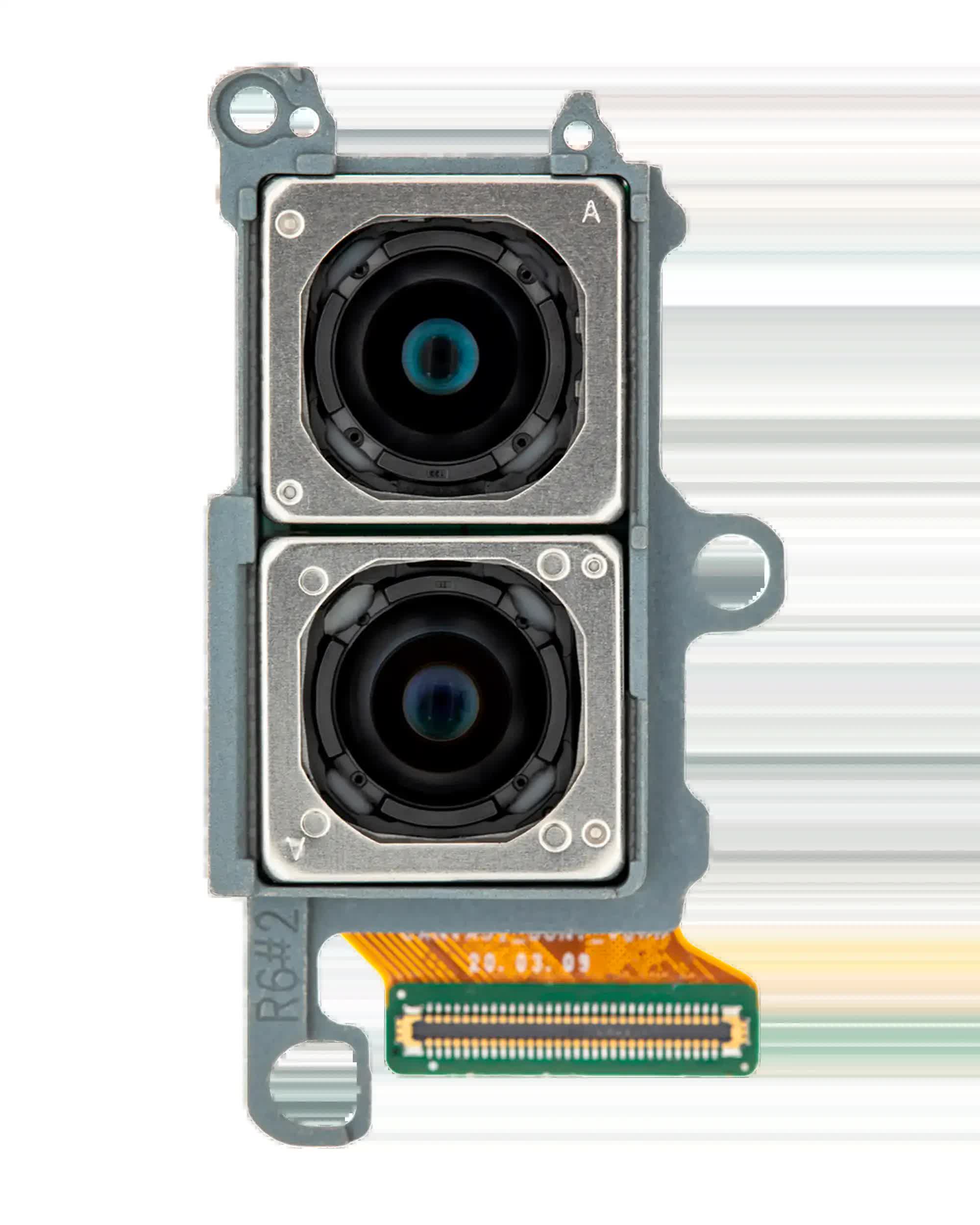 Rückkamera (Wide & Teleobjektiv) für Samsung Galaxy S20 5G (US-Version) (ausgebautes Originalteil: Grade B)