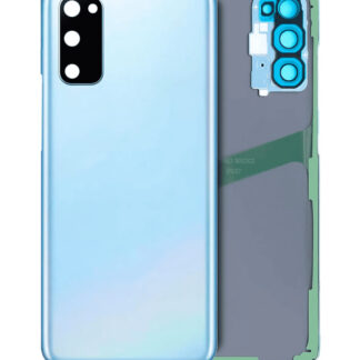 Rückdeckelglas mit Kameraglas für Samsung Galaxy S20 (Service Pack) (Cloud Blue)