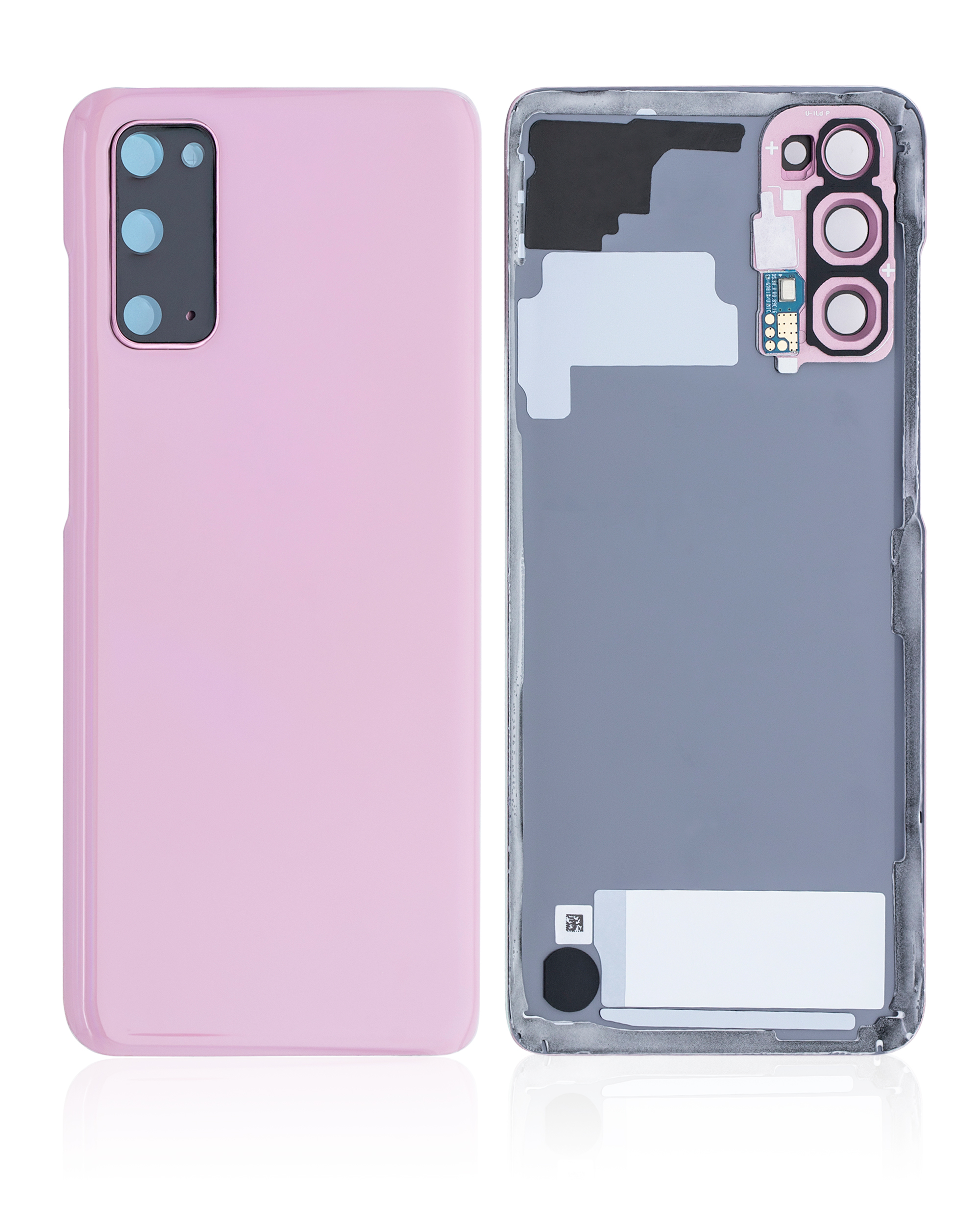 Rückdeckelglas mit Kameraglas für Samsung Galaxy S20 5G (Service Pack) (Cloud Pink (Rosa)) – Bild 2
