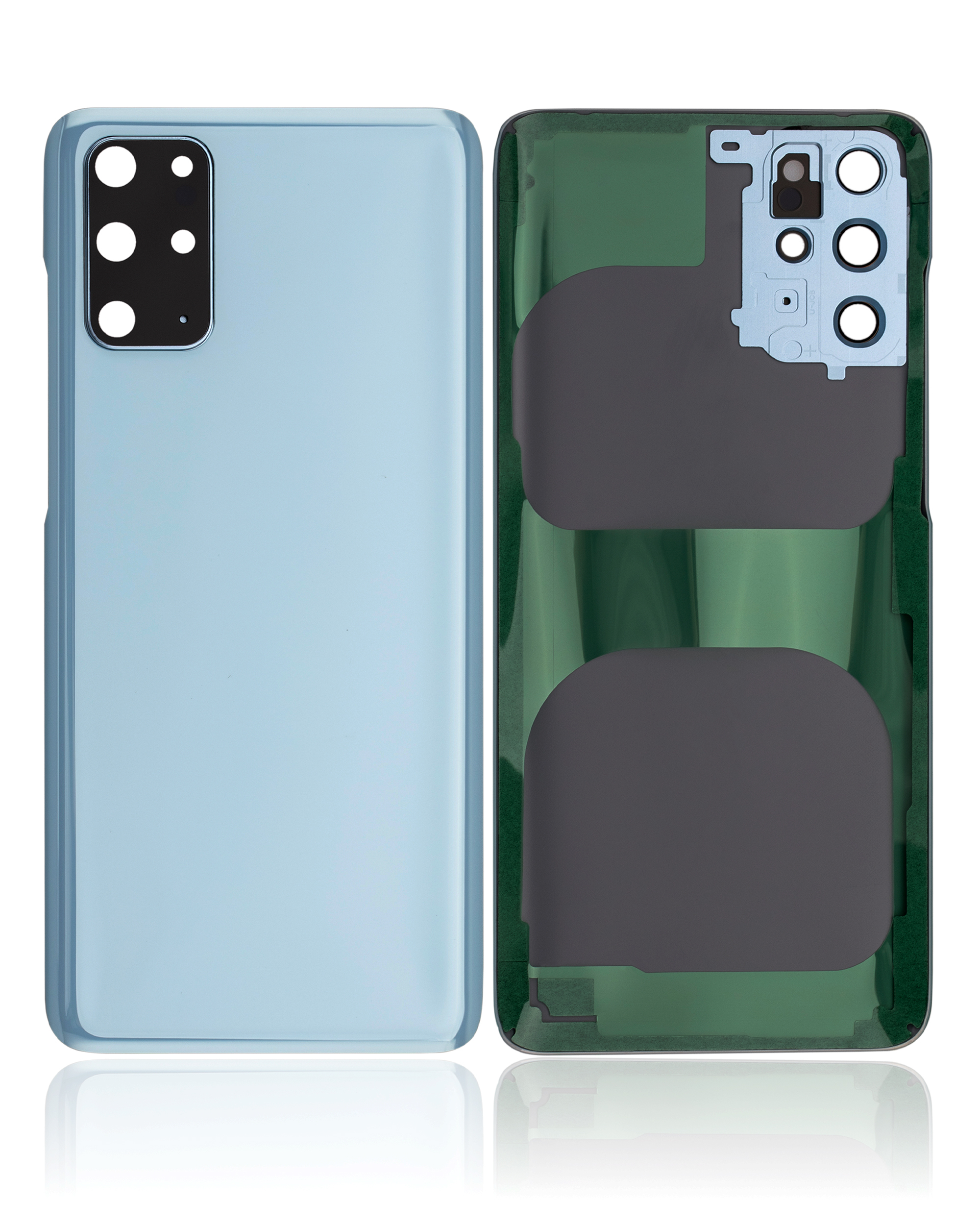 Rückdeckelglas mit Kameraglas für Samsung Galaxy S20 Plus (Service Pack) (Cloud Blue) – Bild 2