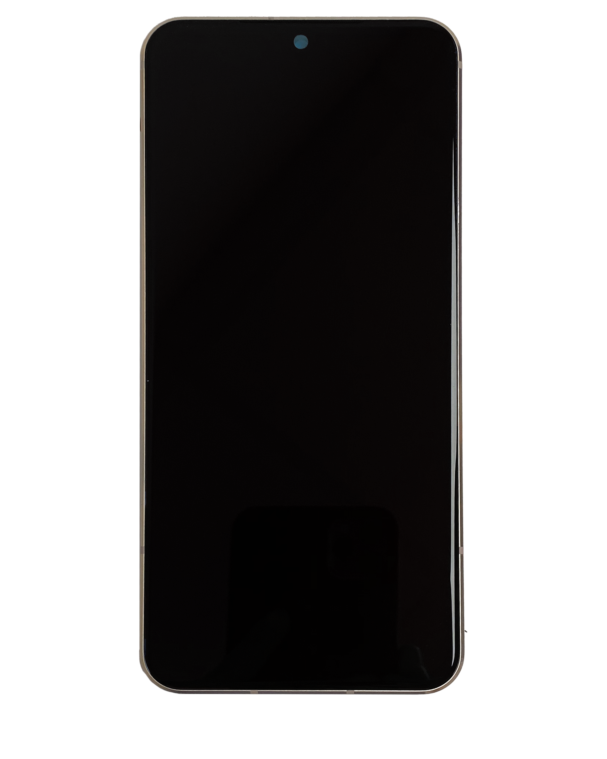 OLED Display mit Rahmen für LG V60 ThinQ 5G (Non-Verizon 5G UW Rahmen) (professionell aufgearbeitet) (Classy Blue / Gold Rahmen) – Bild 2