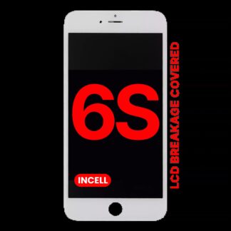 LCD Display mit Stahlplatte für iPhone 6S (Aftermarket Pro: XO7 Incell) (White (Weiß))