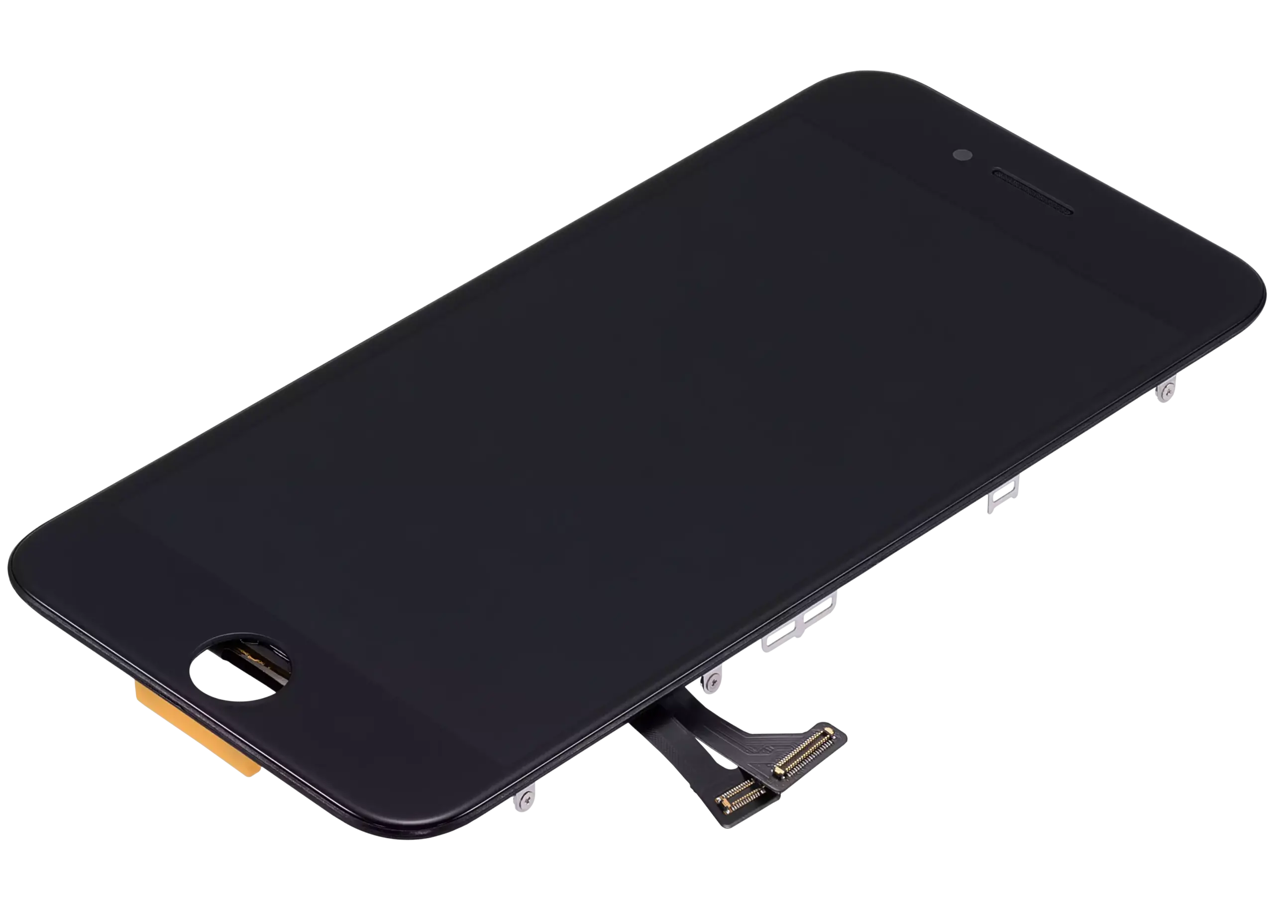 LCD Display mit Stahlplatte für iPhone 7 (Aftermarket Pro: XO7 Incell) (Black (Schwarz)) – Bild 4