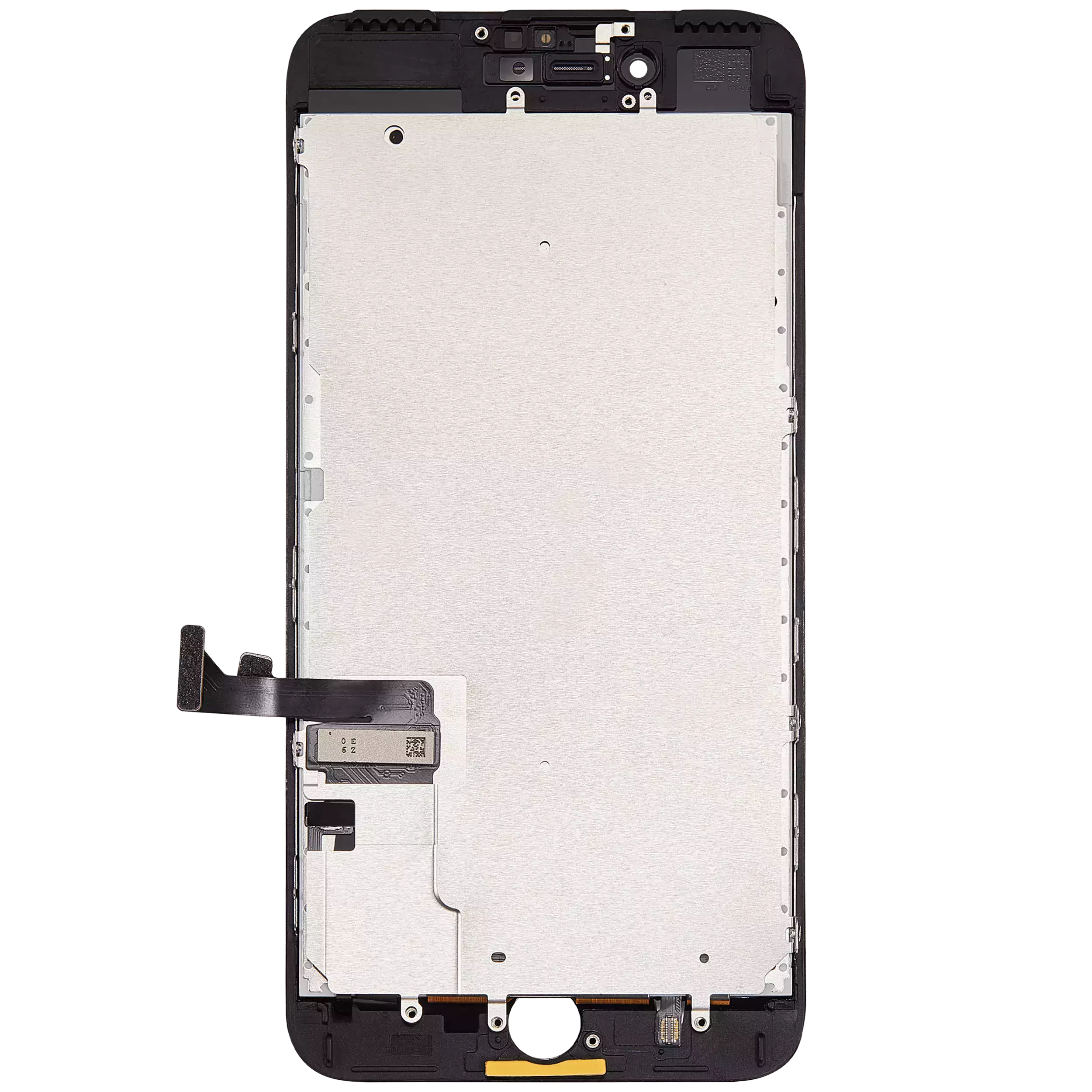 LCD Display mit Stahlplatte für iPhone 7 Plus (Aftermarket Pro: XO7 Incell) (Black (Schwarz)) – Bild 3