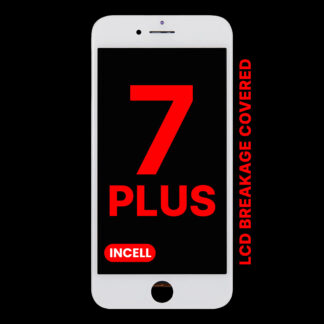 LCD Display mit Stahlplatte für iPhone 7 Plus (Aftermarket Pro: XO7 Incell) (White (Weiß))