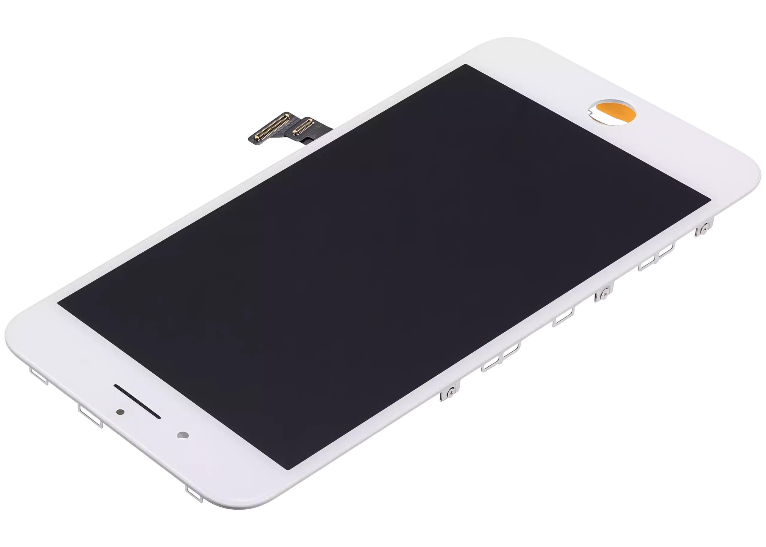 LCD Display mit Stahlplatte für iPhone 8 Plus (Aftermarket Pro: XO7 Incell) (White (Weiß)) – Bild 4