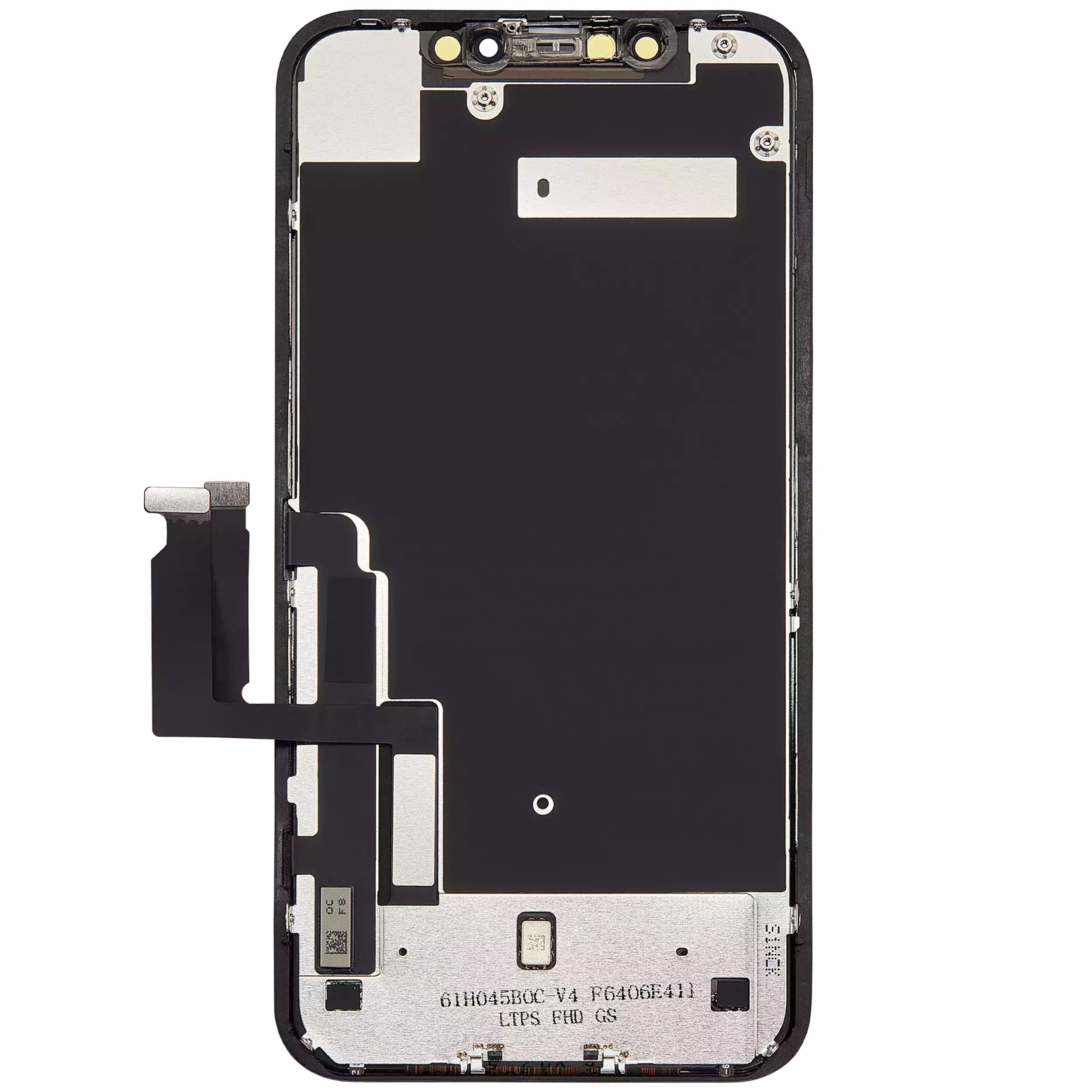 LCD Display mit Stahlplatte vormontiert für iPhone XR (Aftermarket Pro: XO7 / Incell) – Bild 3