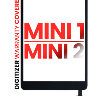 Touchscreen-Digitizer mit IC Chip & Homebutton vormontiert für iPad Mini 1 / iPad Mini 2 (Aftermarket Pro: XO7) (Black (Schwarz))
