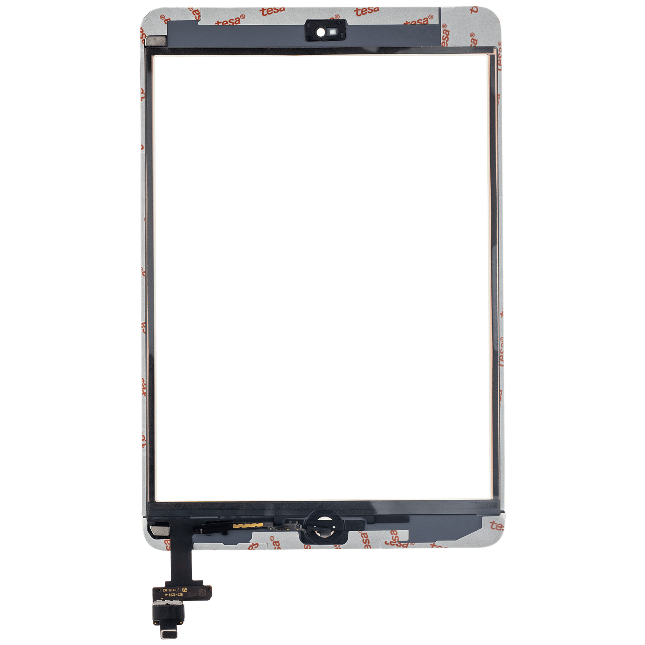 Touchscreen-Digitizer mit IC Chip & Homebutton vormontiert für iPad Mini 1 / iPad Mini 2 (Aftermarket Pro: XO7) (White (Weiß)) – Bild 3