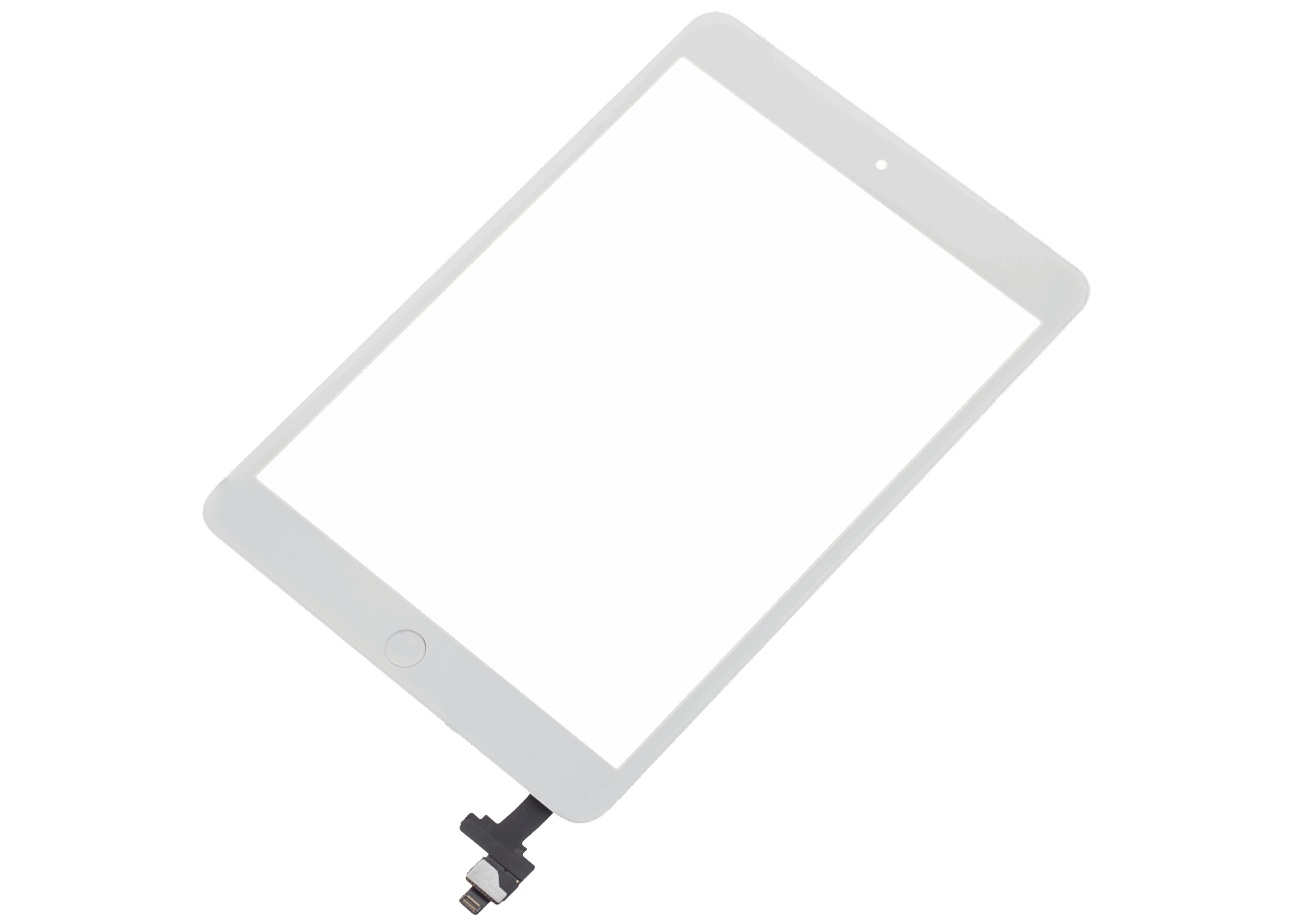 Touchscreen-Digitizer mit IC Chip & Homebutton vormontiert für iPad Mini 1 / iPad Mini 2 (Aftermarket Pro: XO7) (White (Weiß)) – Bild 4