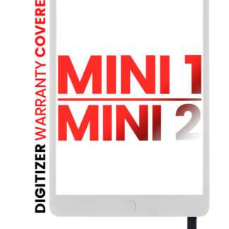 Touchscreen-Digitizer mit IC Chip & Homebutton vormontiert für iPad Mini 1 / iPad Mini 2 (Aftermarket Pro: XO7) (White (Weiß))