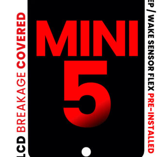 LCD Display mit Touchscreen-Digitizer für iPad Mini 5 (Aftermarket Pro: XO7) (Black (Schwarz))