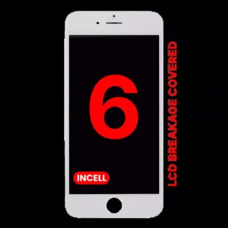 LCD Display für iPhone 6 (Aftermarket Pro: XO7 Incell) (White (Weiß))