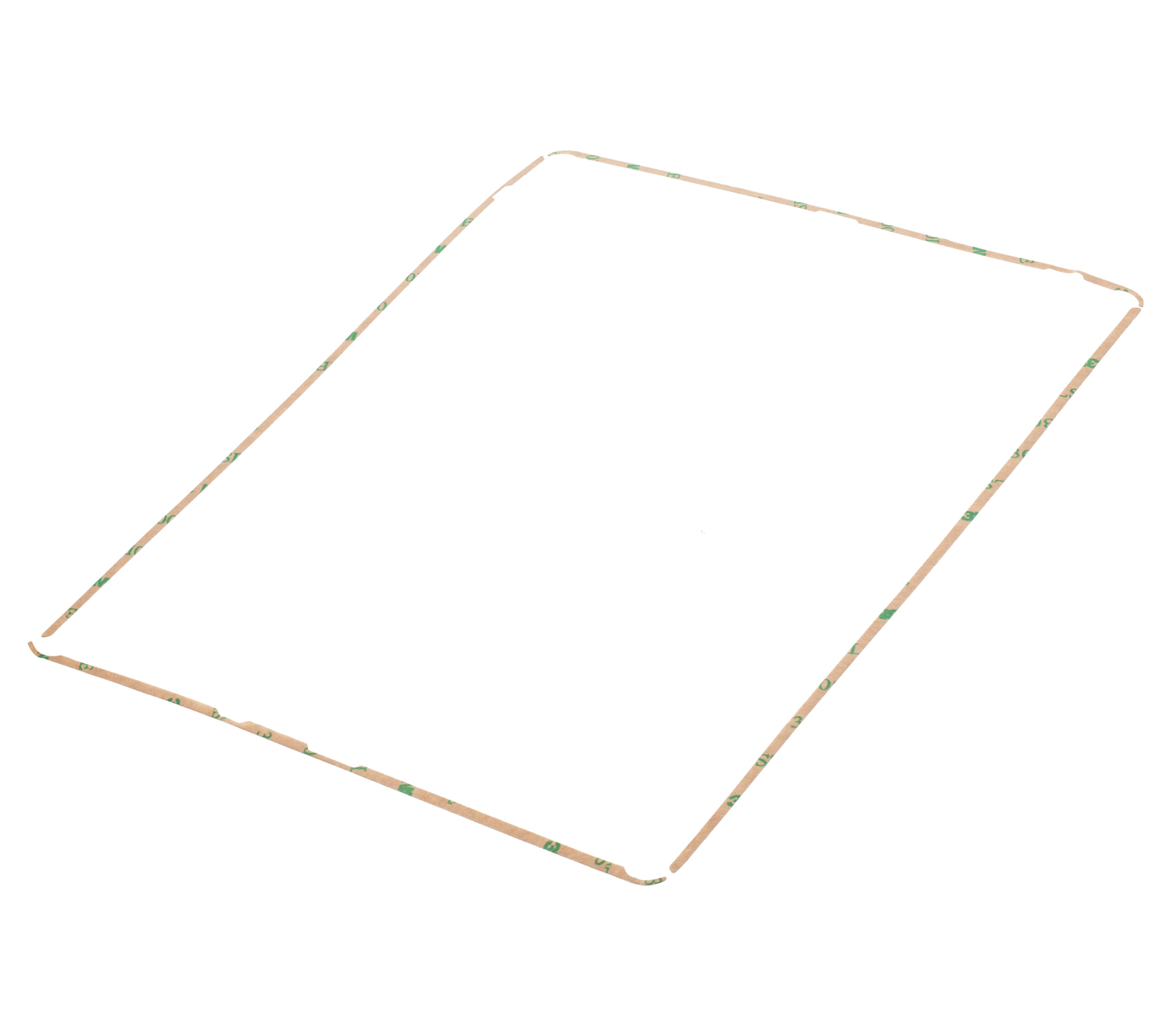 Rahmen mit Klebefolie für iPad 2 (White (Weiß)) – Bild 3