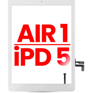 Touchscreen-Digitizer für iPad Air 1 / iPad 5 (2017) (Homebutton vormontiert für iPad Air 1) (Aftermarket Plus) (White (Weiß))