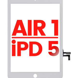Touchscreen-Digitizer für iPad Air 1 / iPad 5 (2017) (No Homebutton Installed) (Aftermarket Plus) (White (Weiß))